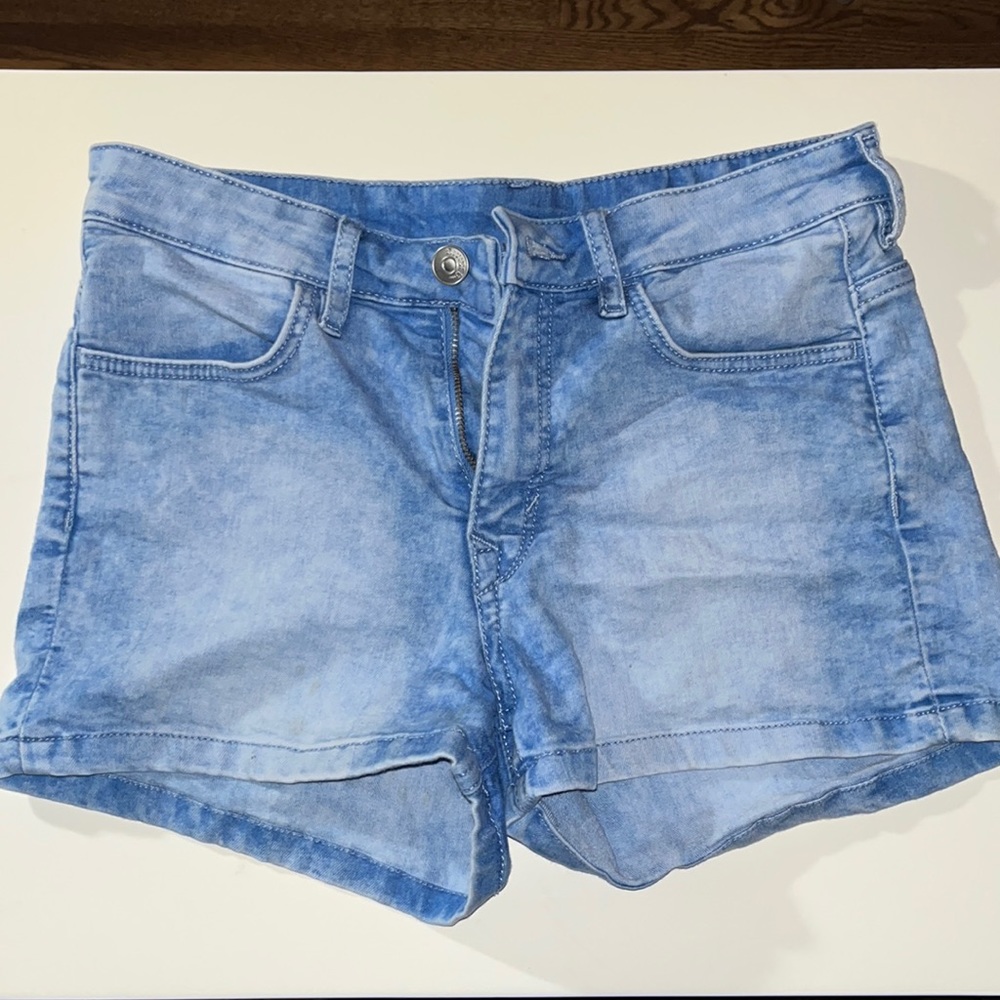 H&M Blue Jean Shorts Casual Denim Style